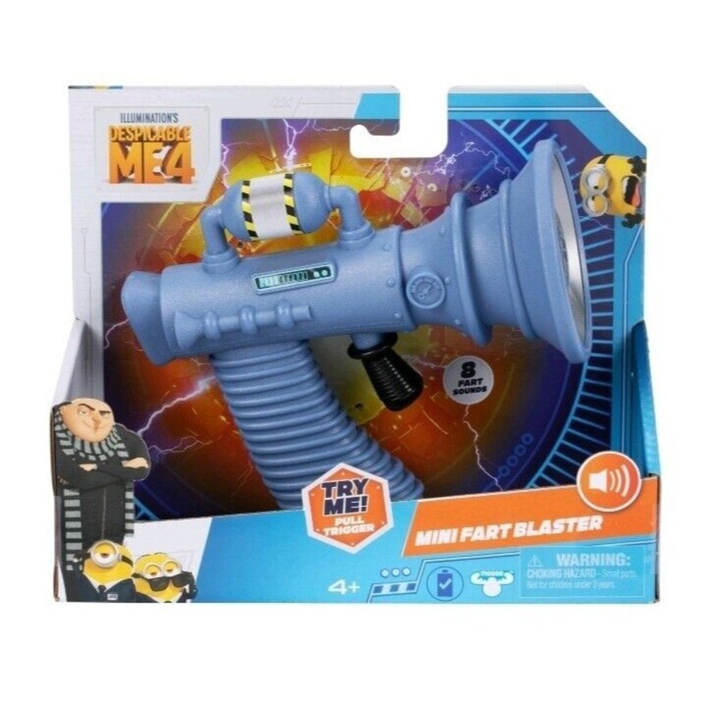 New Minions Despicable Me 4 SFX Mini Fart Blaster For Ages 4‎ & Up
